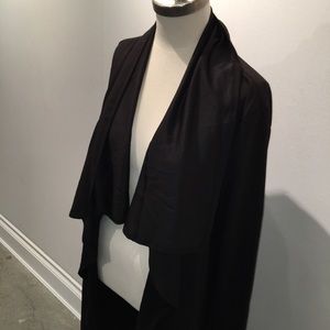 Plus Size Waterfall Duster Jacket